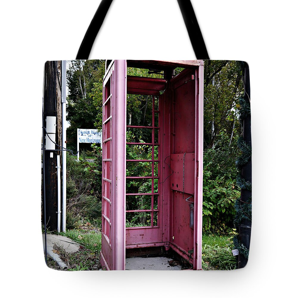 Richard Reeve Tote Bag featuring the photograph No More Calls by Richard Reeve