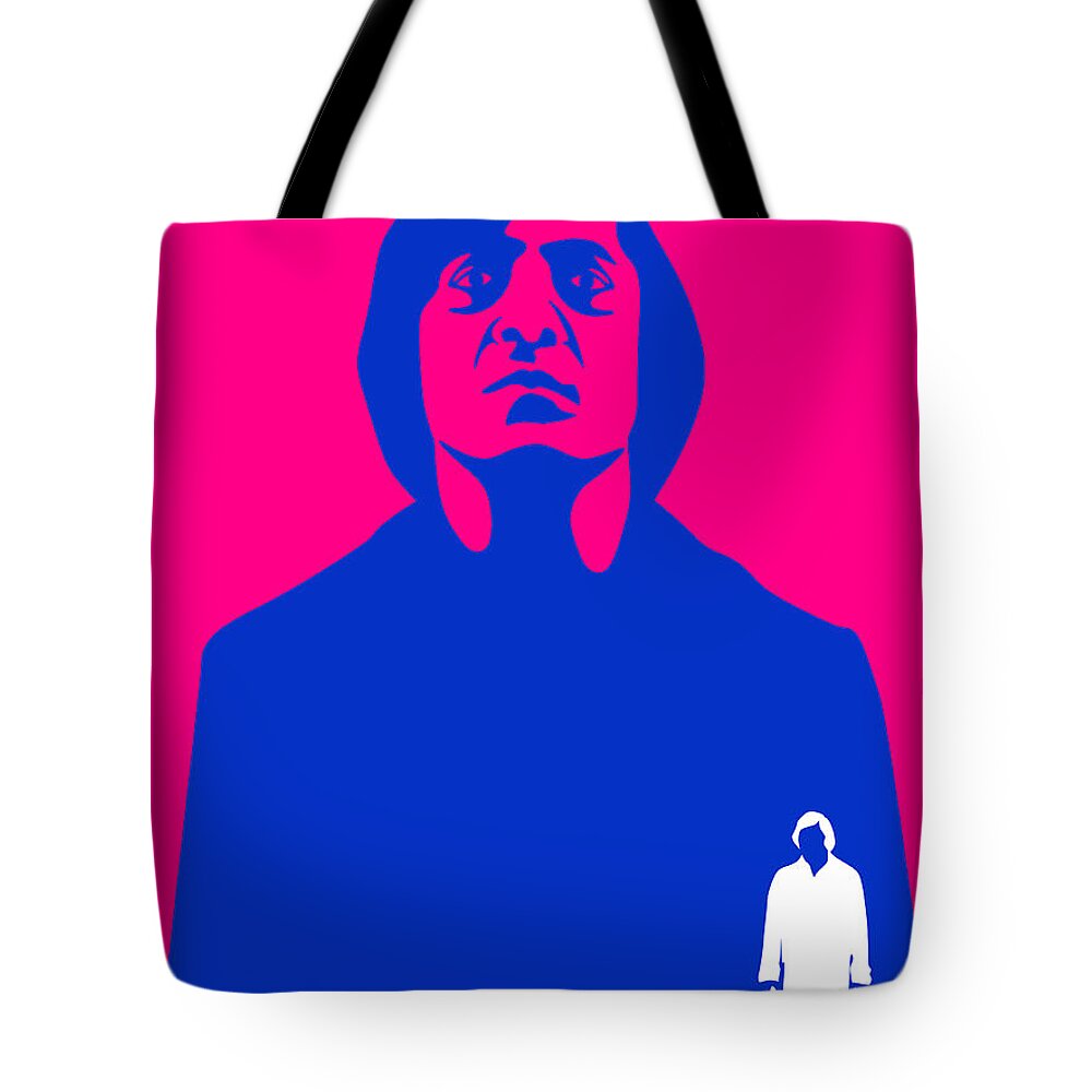No Country For Old Man Tote Bag featuring the painting No Old Man Poster 4 by Naxart Studio