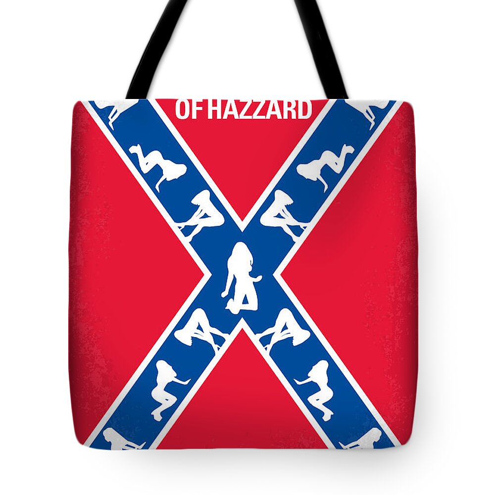 Dukes Tote Bag featuring the digital art No108 My The Dukes of Hazzard movie poster by Chungkong Art