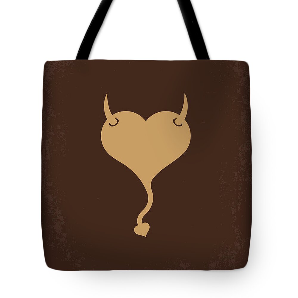 Rosemarys Tote Bag featuring the digital art No132 My Rosemarys Baby minimal movie poster by Chungkong Art