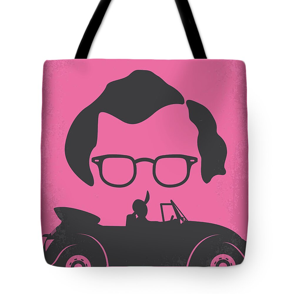 Annie Hall Tote Bag featuring the digital art No147 My Annie Hall minimal movie poster by Chungkong Art