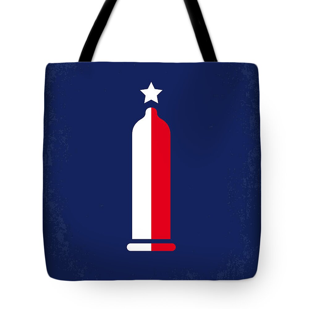 American Gigolo Tote Bag featuring the digital art No150 My American Gigolo minimal movie poster by Chungkong Art