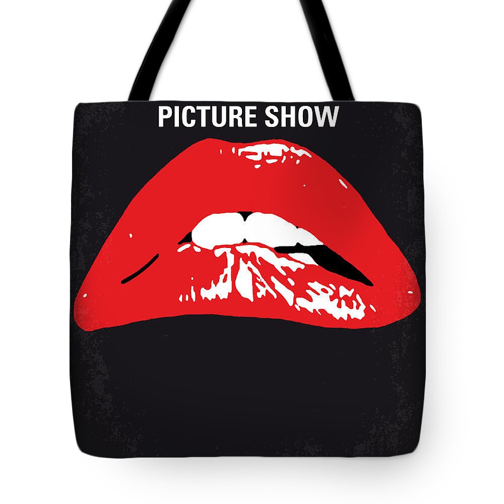 The Rocky Horror Picture Show Tote Bag featuring the digital art No153 My The Rocky Horror Picture Show minimal movie poster by Chungkong Art