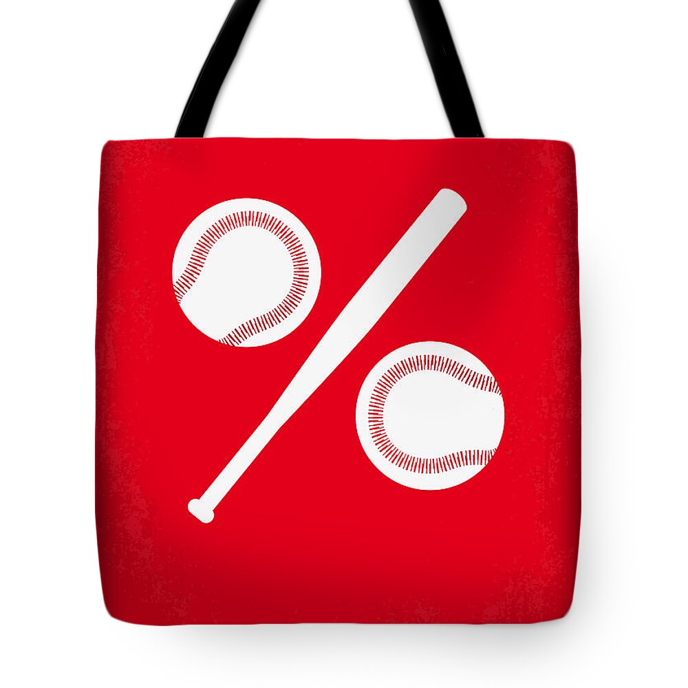 Sports Tote Bag featuring the digital art No191 My Moneyball minimal movie poster by Chungkong Art