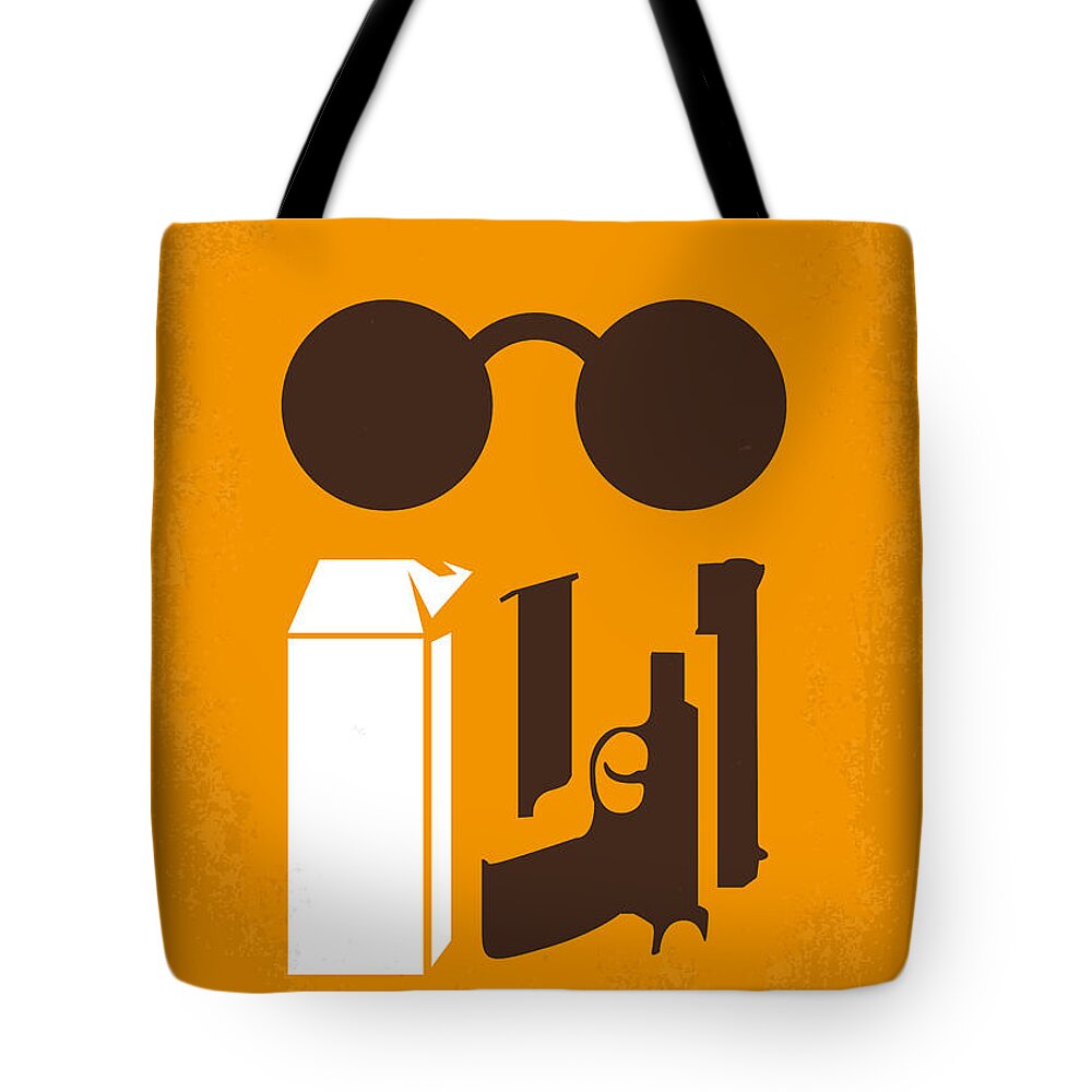 Leon Tote Bag featuring the digital art No239 My LEON minimal movie poster by Chungkong Art