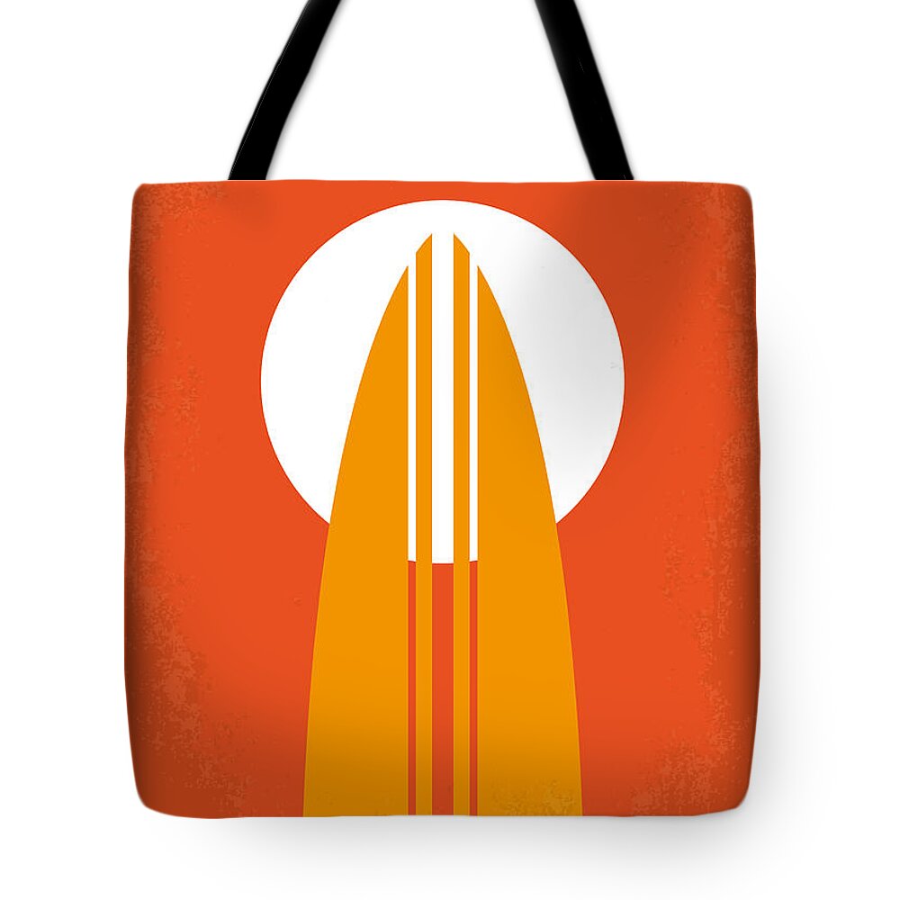 The Endless Summer Tote Bag featuring the digital art No274 My The Endless Summer minimal movie poster by Chungkong Art