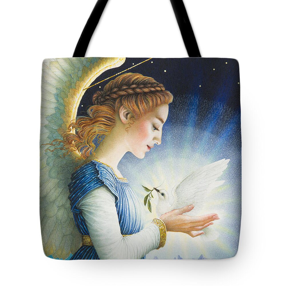 Christmas Tote Bag featuring the painting Noel by Lynn Bywaters