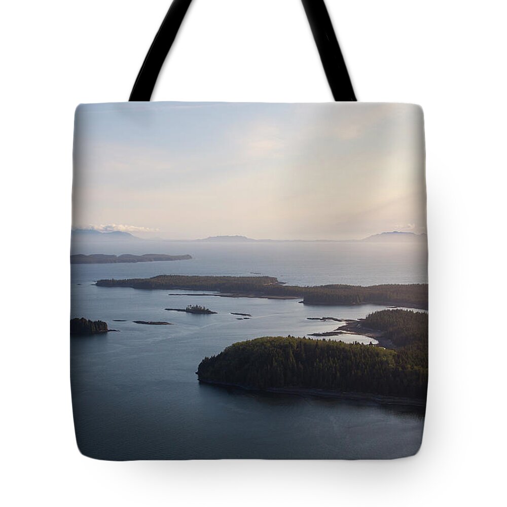 Water's Edge Tote Bag featuring the photograph North Coast, British Columbia by Dan prat
