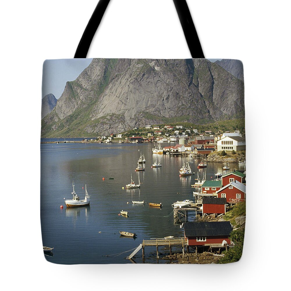Feb0514 Tote Bag featuring the photograph Norwegian Fjord And Traditional by Tui De Roy