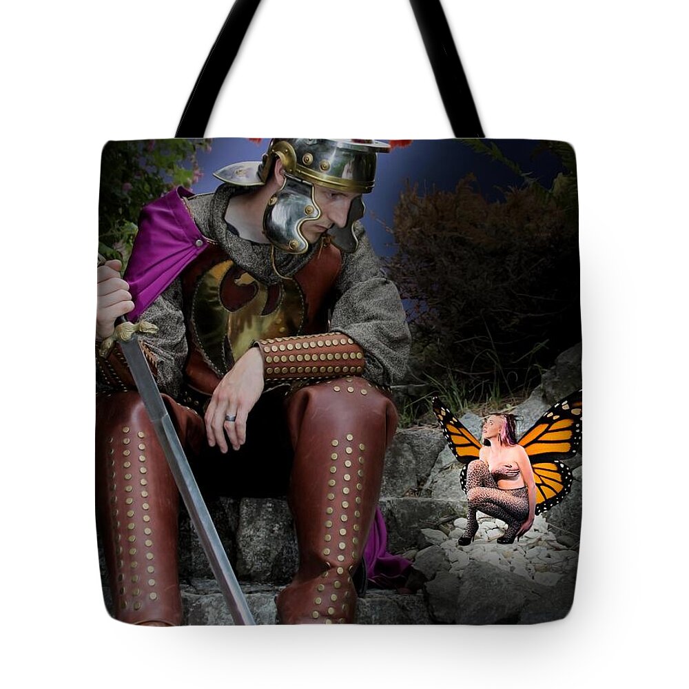 Fairy Tote Bag featuring the photograph Not Funny by Jon Volden