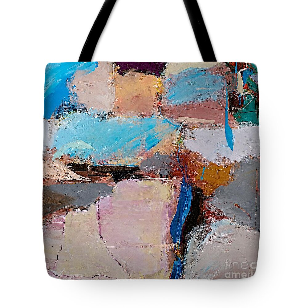 Landscape Tote Bag featuring the painting Nothing of Everything by Allan P Friedlander
