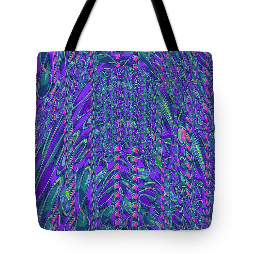 Infinity Tote Bag featuring the mixed media NOVINO Signature Style INFINITY Tree Art NavinJoshi created Pixels Textures Patterns Shapes Spheres by Navin Joshi