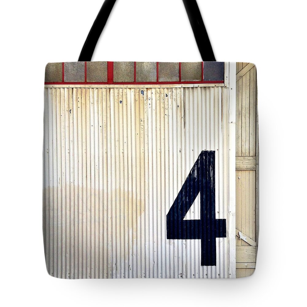 4 Tote Bag featuring the photograph Number 4 by Julie Gebhardt