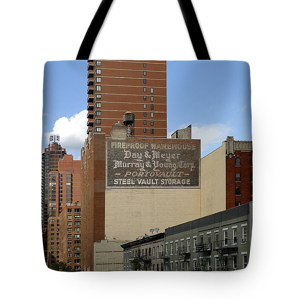 Richard Reeve Tote Bag featuring the photograph NYC - Portovault by Richard Reeve