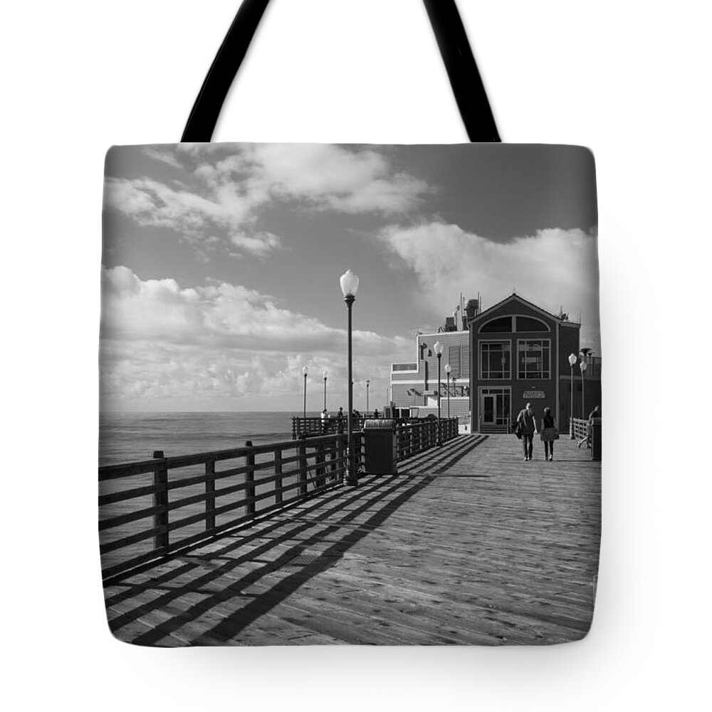 Pier Tote Bag featuring the photograph Oceanside Pier by Ana V Ramirez