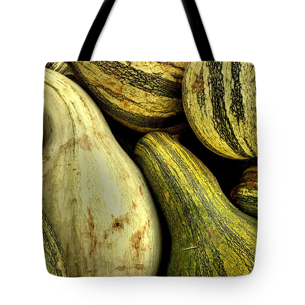 Gourds Tote Bag featuring the photograph October Gourds by Michael Eingle