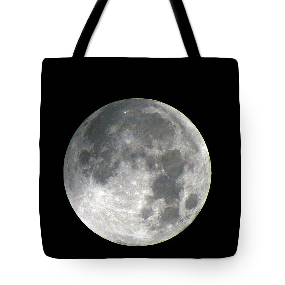 Full Tote Bag featuring the photograph October Moon by Deana Glenz
