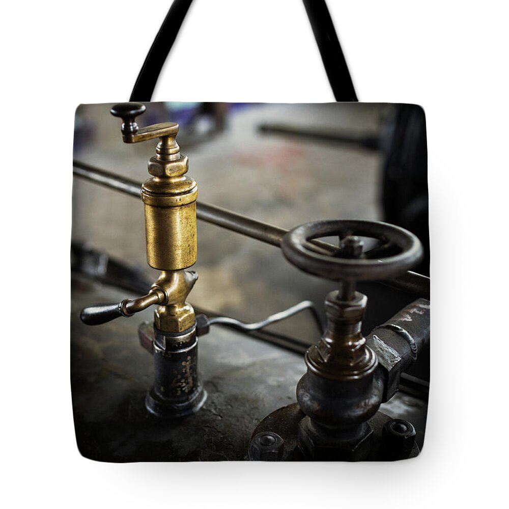 Connection Tote Bag featuring the photograph Old Machine by Jaroslav Kocian