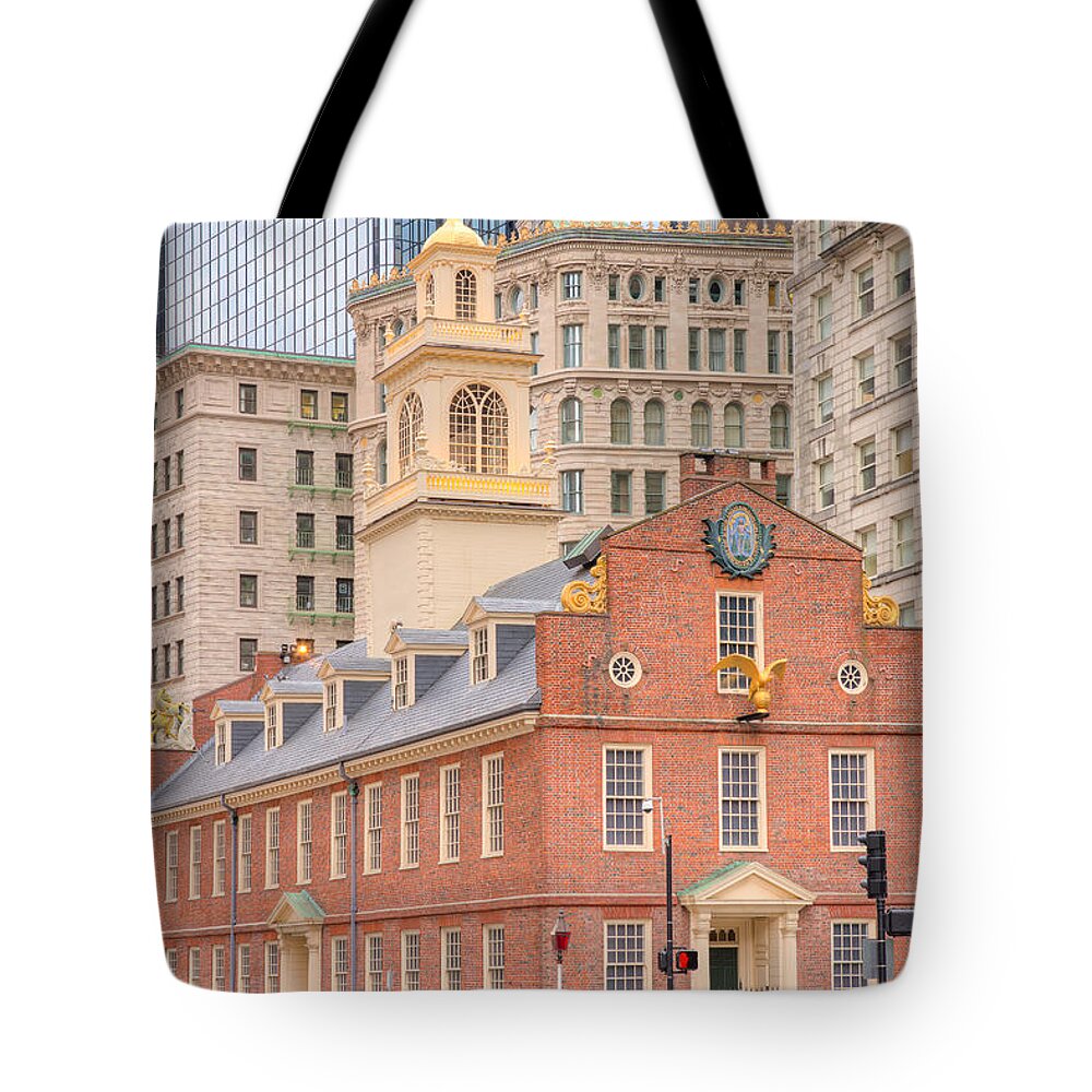 Clarence Holmes Tote Bag featuring the photograph Old State House III by Clarence Holmes