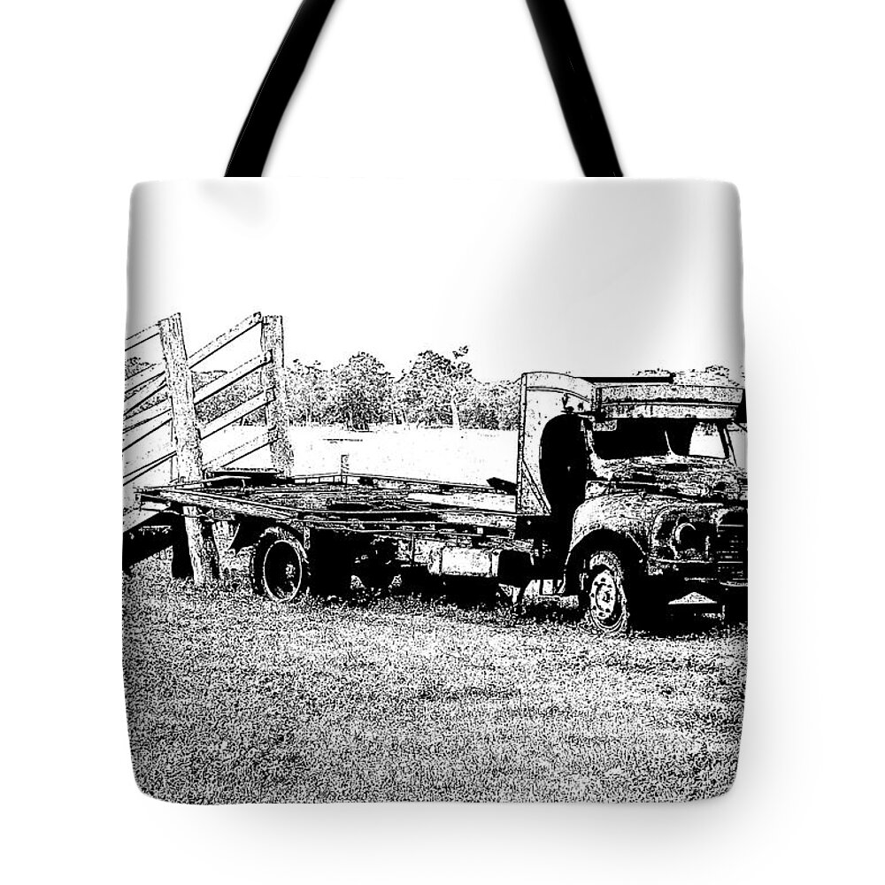 Truck Tote Bag featuring the photograph Old Truck by Robert Caddy