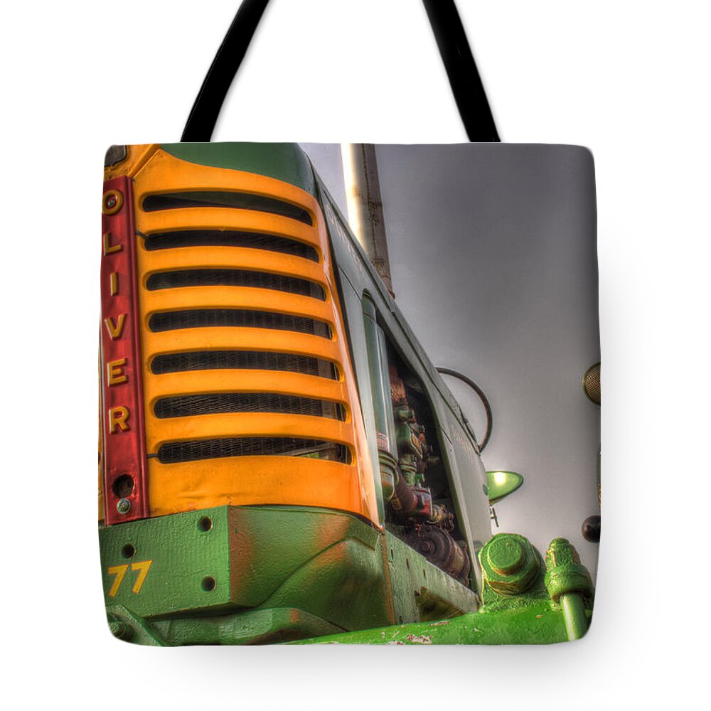 Oliver Tractor Tote Bag featuring the photograph Oliver Tractor by Michael Eingle