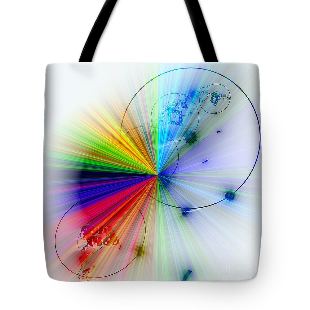 By Jammer & Jrr Tote Bag featuring the digital art Olympic Spirit by jammer and jrr by First Star Art