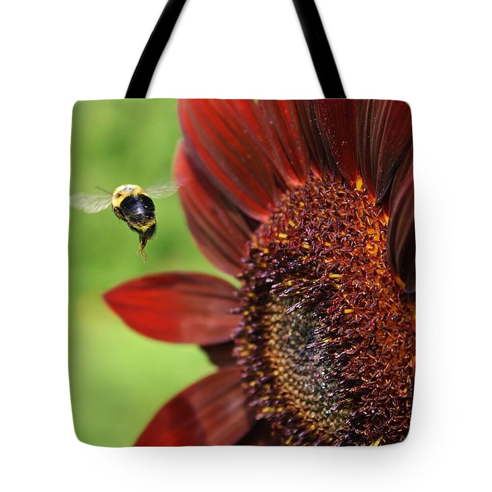 Flora Tote Bag featuring the photograph On a Mission by Bruce Bley