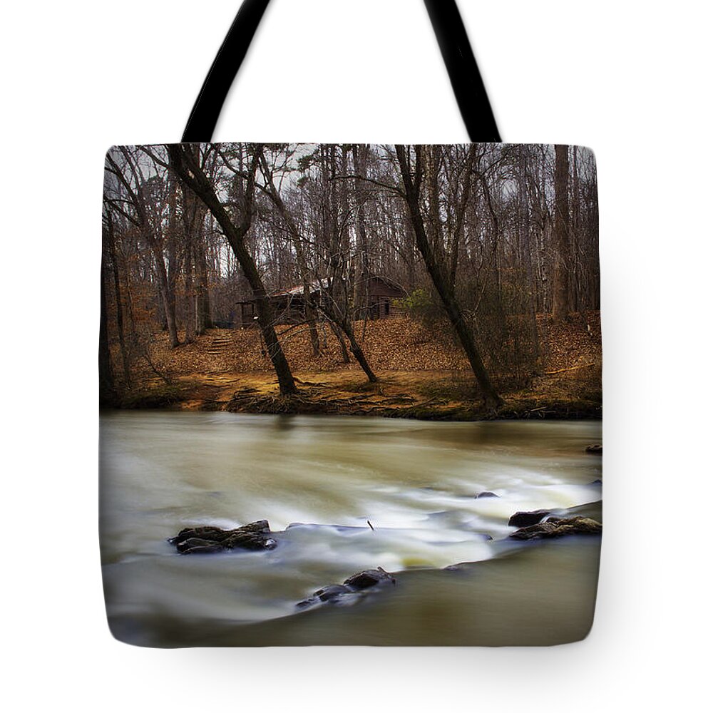 Canon T3i Tote Bag featuring the photograph On The Eno River by Ben Shields