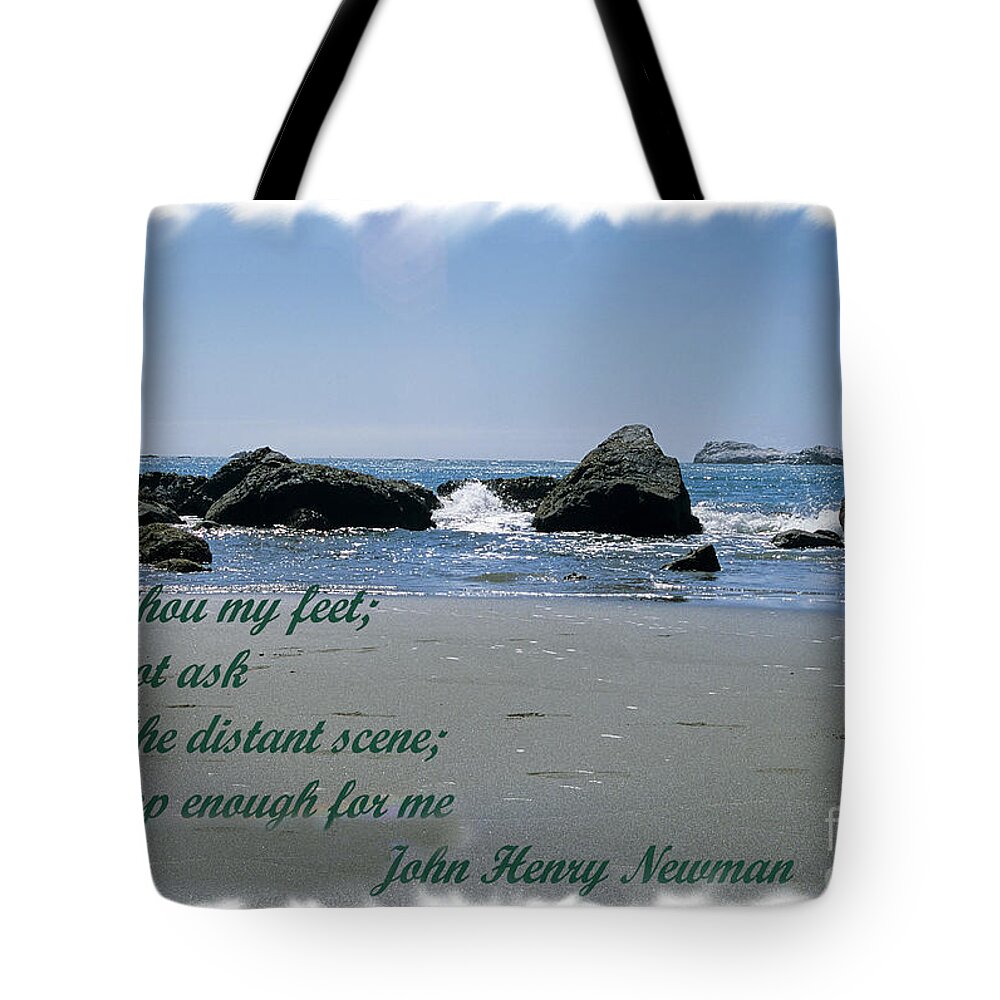 #catholcartgallery Tote Bag featuring the photograph One Step by Sharon Elliott