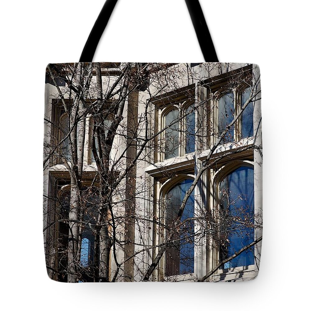 Stone Building Tote Bag featuring the photograph Opaque by Joseph Yarbrough