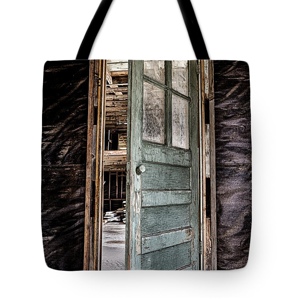 Door Tote Bag featuring the photograph Open Door by Caitlyn Grasso