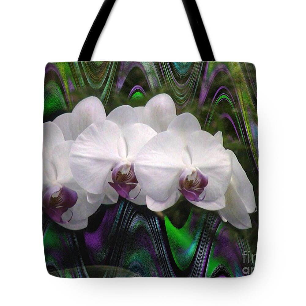 Orchid Tote Bag featuring the photograph Balanchine Ballet by Alice Terrill