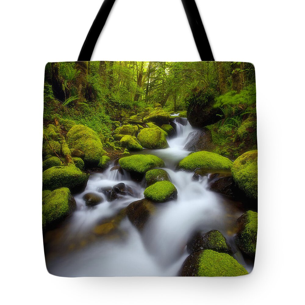 Oregon Tote Bag featuring the photograph Oregon Mossy Dreams by Darren White