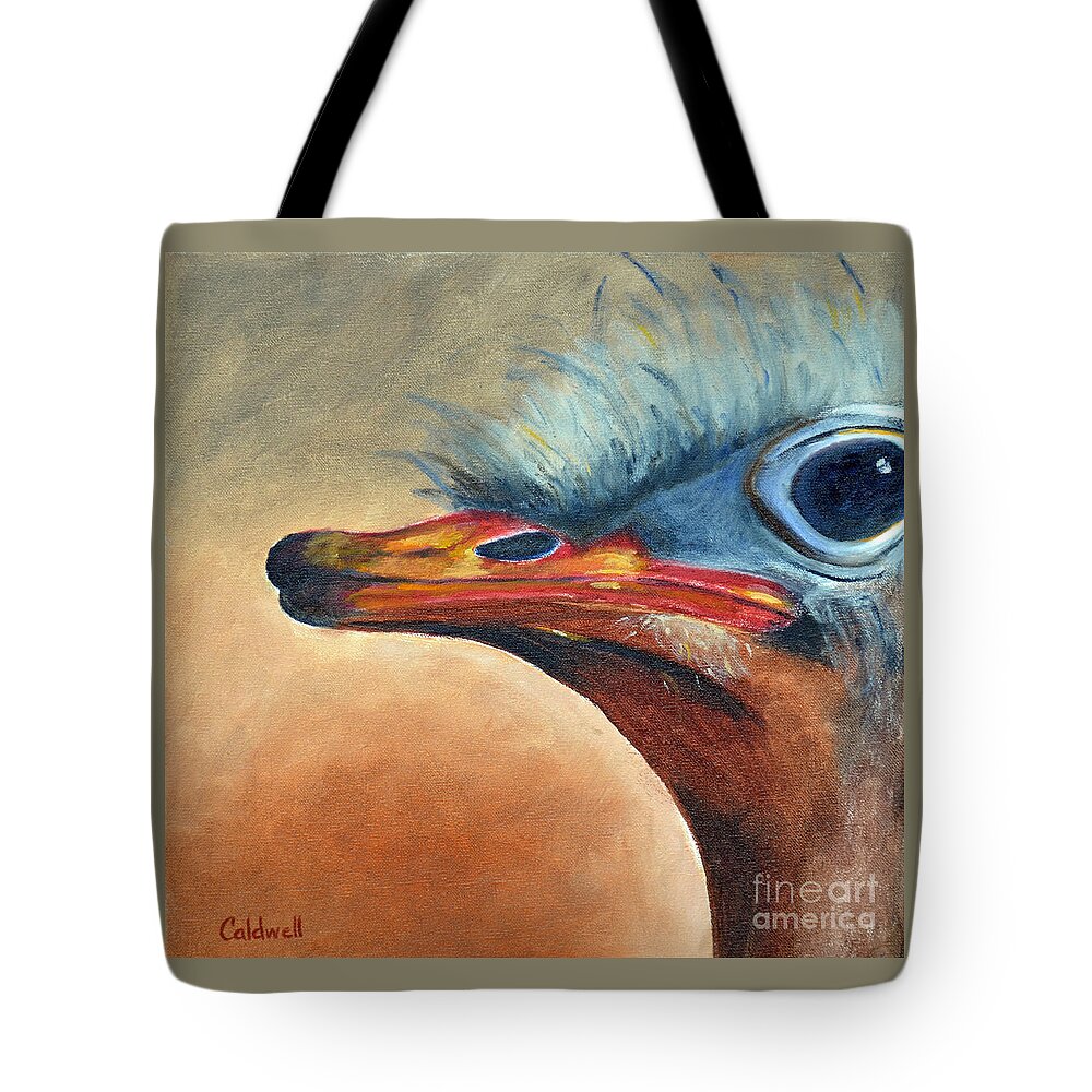 Oscar Tote Bag featuring the painting Oscar by Patricia Caldwell