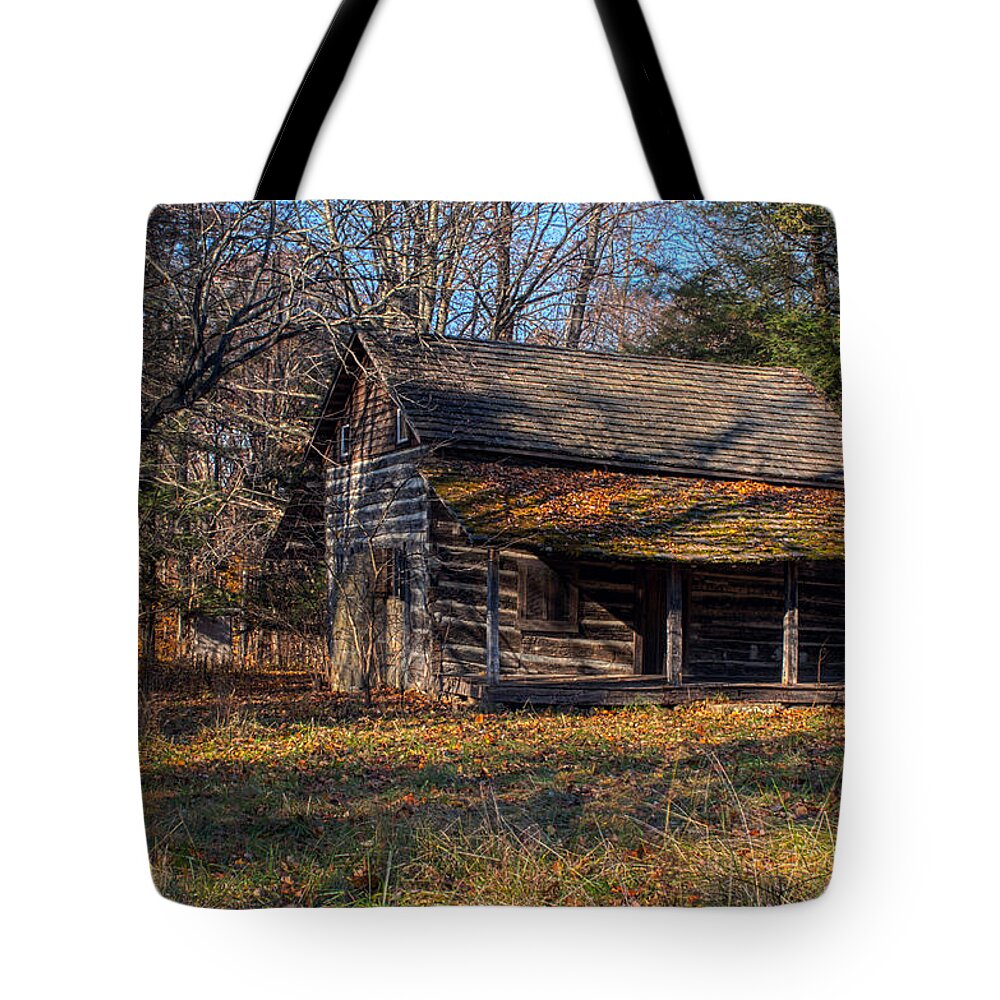 Cabin Tote Bag featuring the photograph Out of the History Book by Thomas Sellberg