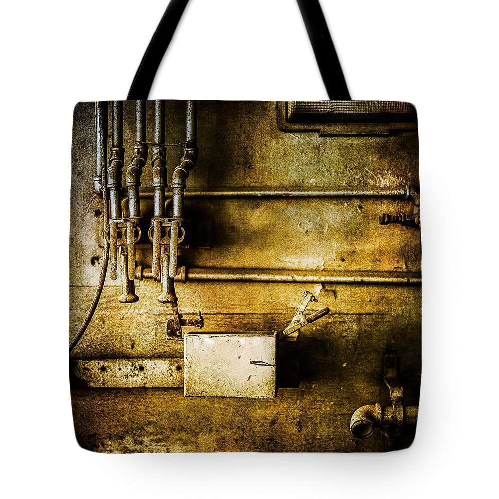 Abandoned Tote Bag featuring the photograph Pacific Airmotive Corp 03 by YoPedro