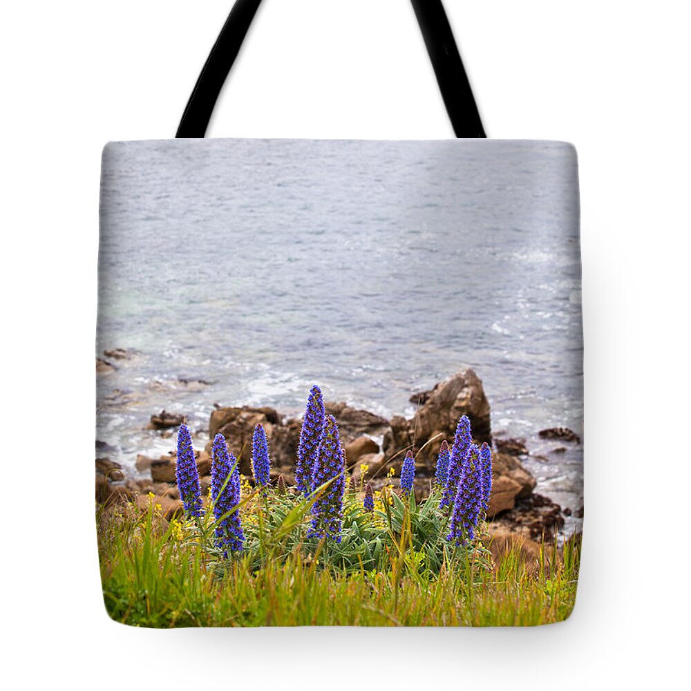Shoreline Tote Bag featuring the photograph Pacific Grove Coastline by Melinda Ledsome