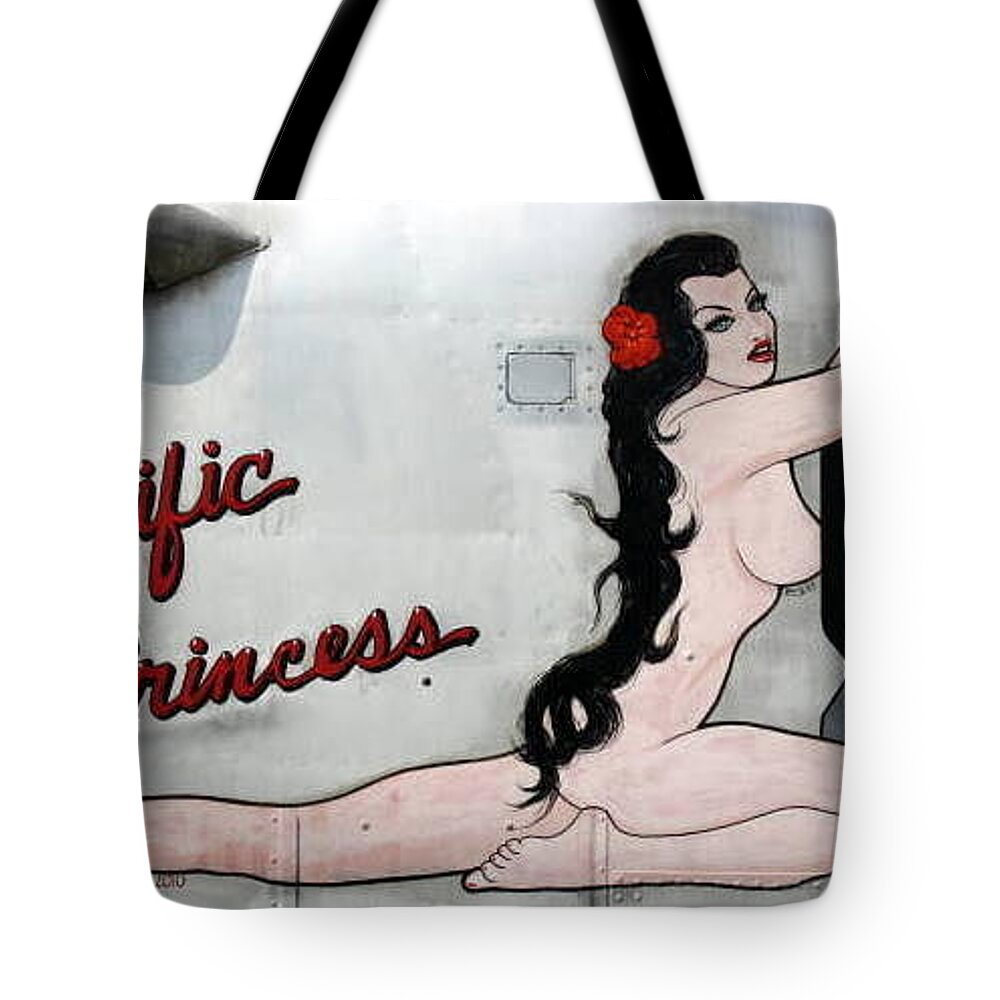 B25 Tote Bag featuring the photograph Pacific Princess by Kathy Barney