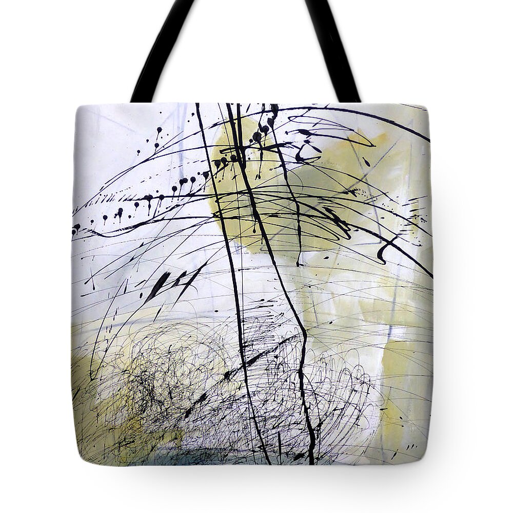  Tote Bag featuring the painting Paint Solo 5 by Jane Davies