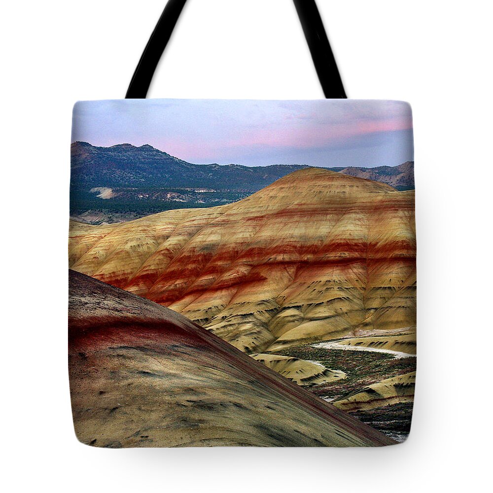 Painted Hills Tote Bag featuring the photograph Painted Hills by Jean Noren