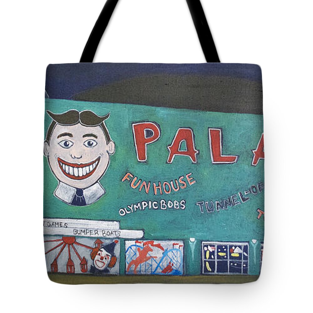 Tillie Tote Bag featuring the painting Palace 2013 by Patricia Arroyo