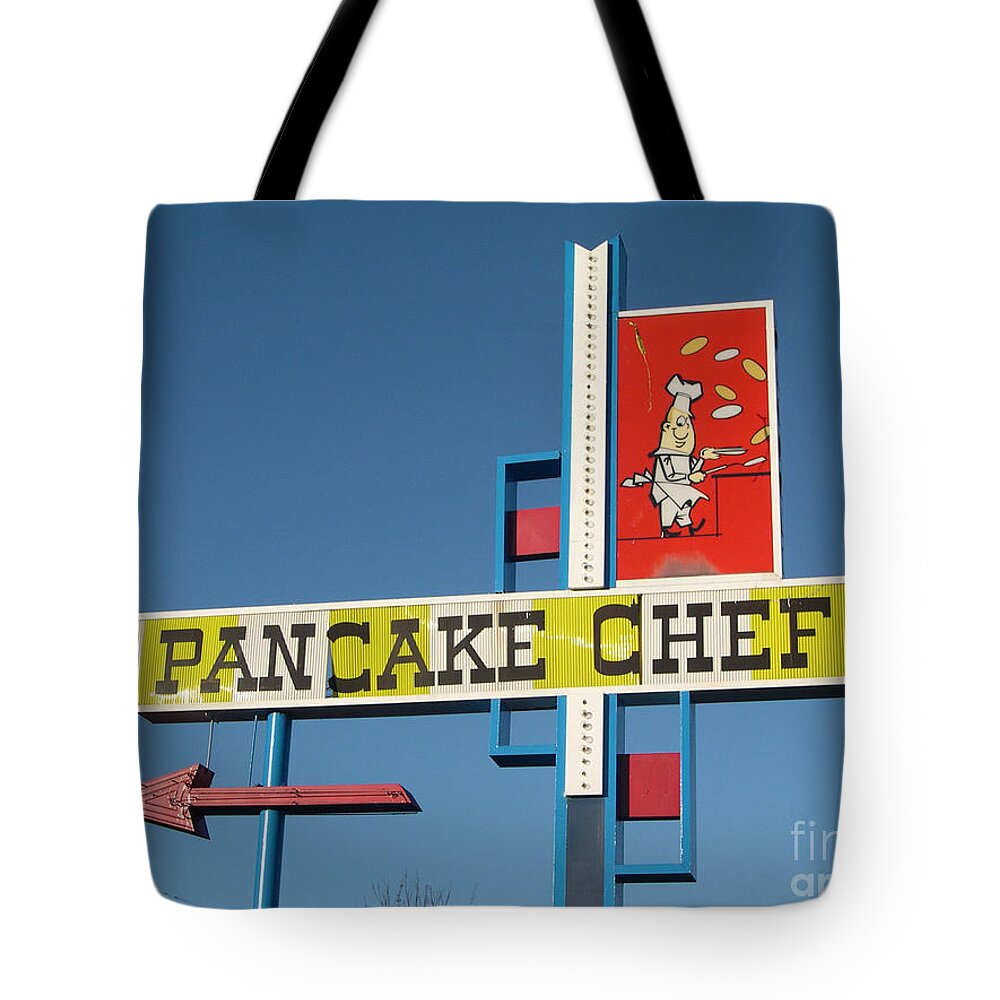 Pancakes Tote Bag featuring the digital art Pancake Chef by Jim Zahniser