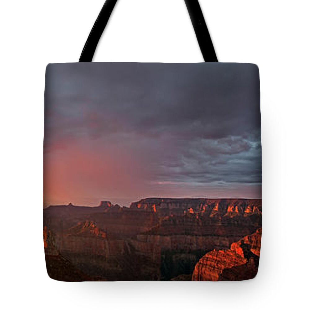 North America Tote Bag featuring the photograph Panorama North Rim Grand Canyon National Park Arizona by Dave Welling