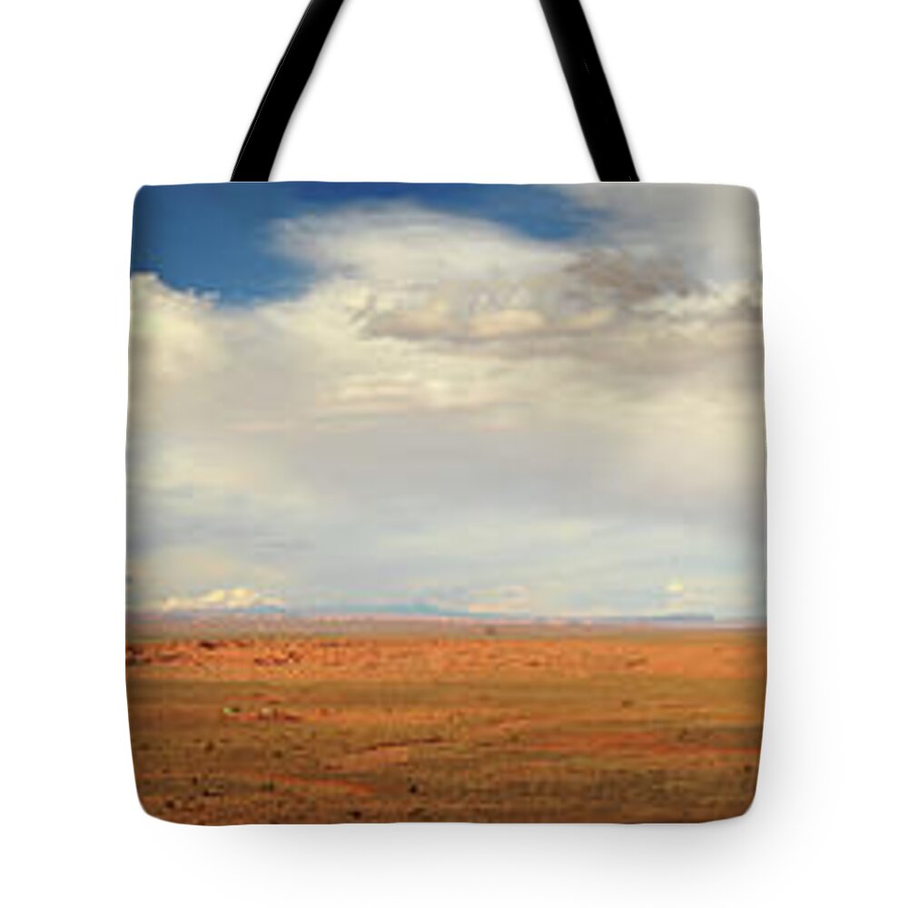 Tranquility Tote Bag featuring the photograph Panorama Of North Window Area Monument by Utah-based Photographer Ryan Houston