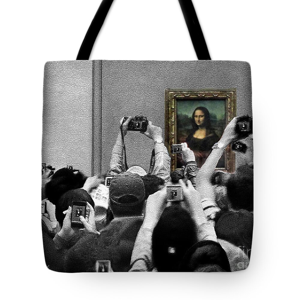 Historical Tote Bag featuring the digital art Papararzzi Superstar by Jennie Breeze
