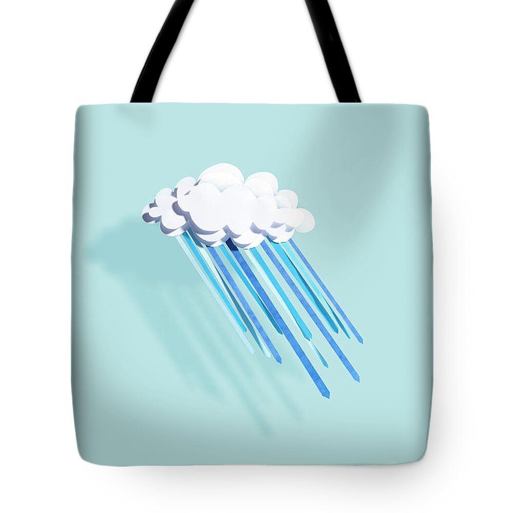 Problems Tote Bag featuring the photograph Paper Craft Weather by Paper Boat Creative