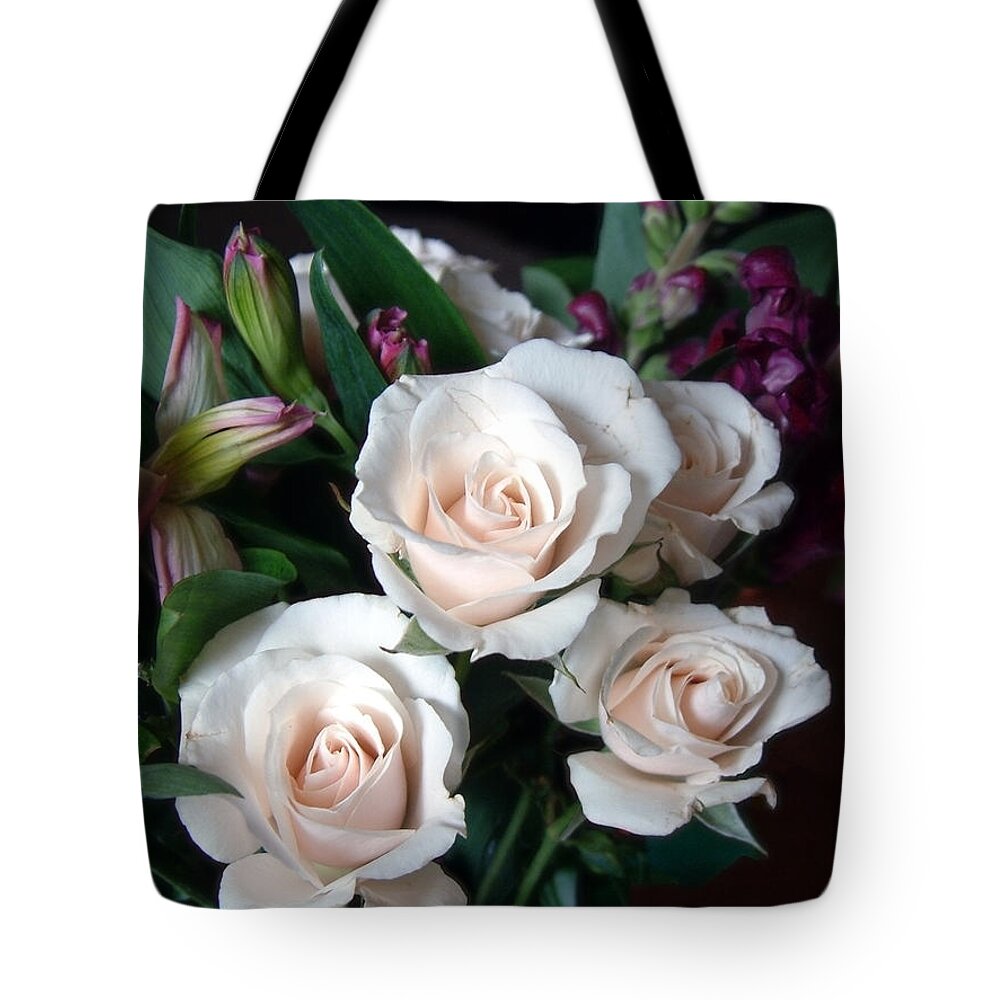 Flowers Tote Bag featuring the photograph Pardon My Blush by RC DeWinter