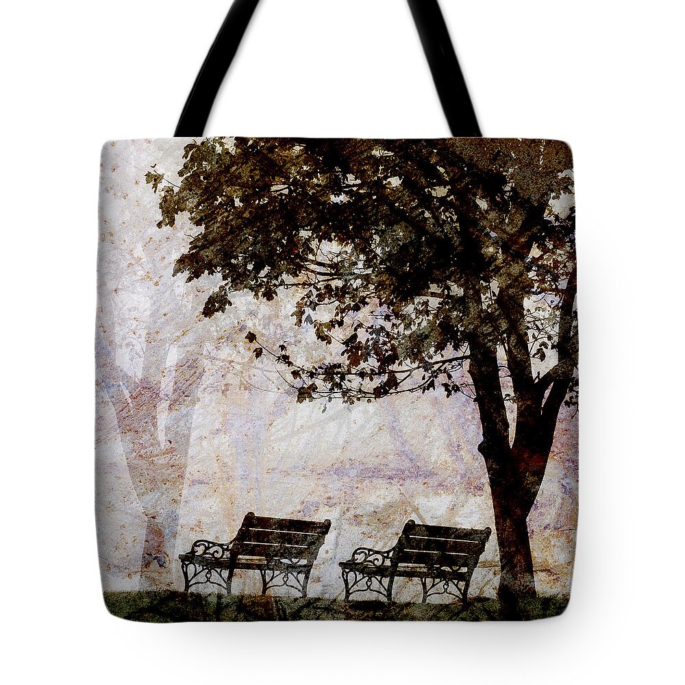 Empty Bench Tote Bags
