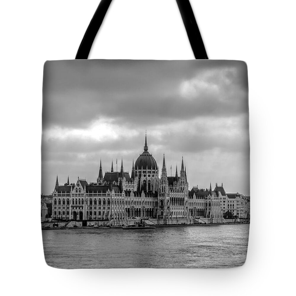 Budapest Tote Bag featuring the photograph Parliament building Budapest by David French