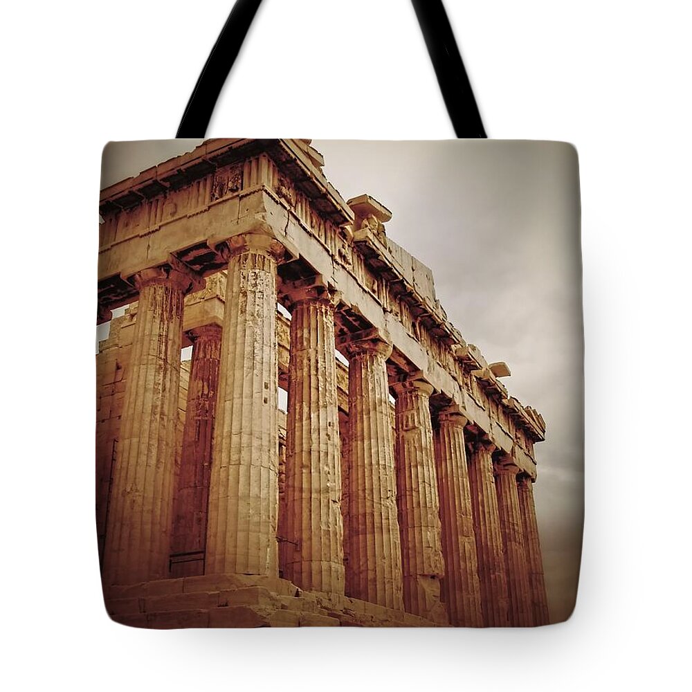 Parthenon Tote Bag featuring the photograph Parthenon by Jenny Hudson